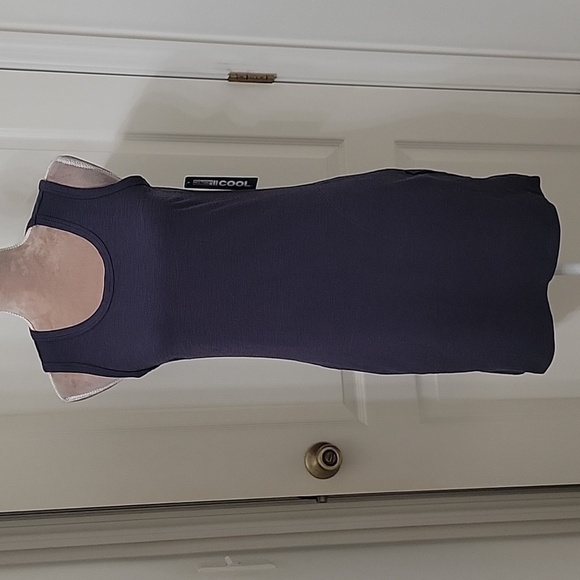 32 Degrees Cool Dark Heathered Navy Sleeveless, Size XS Pullover Dress NEW! - Picture 1 of 14